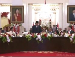 Presiden Prabowo Subianto menjamu para tamu negara dan perwakilan negara sahabat yang digelar di Istana Negara.