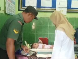 Babinsa Arjasa Dampingi Kegiatan Posyandu dan Penanganan Stunting
